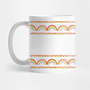 Evelyn's Crazy Rainbows - Single stripe Mug